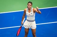 Emma Navarro at the 2024 US Open. (Source: Getty)